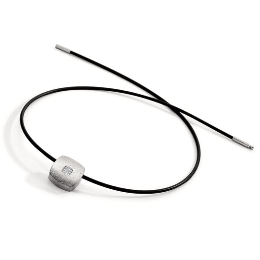 Anhänger CARYA mit eismattierter Oberfläche und Brillantpavée 0,072 TW/si