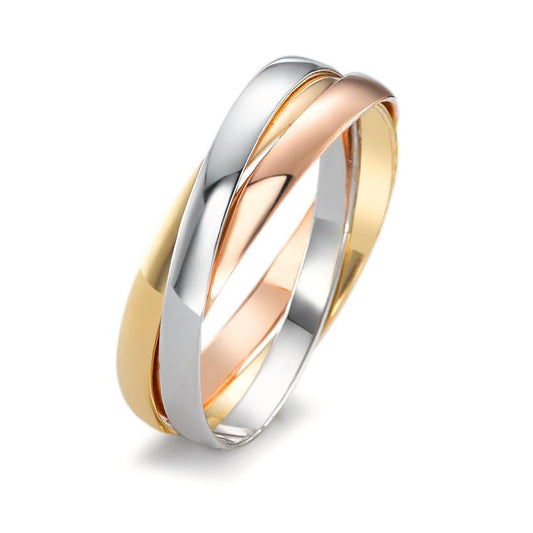 Ring Gold 375 dreifarben