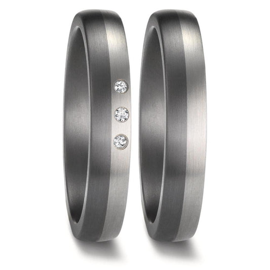 Partnerring 999 Tantal, 950 Platin