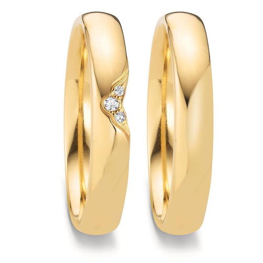 Partnerring 750/18 K Gelbgold