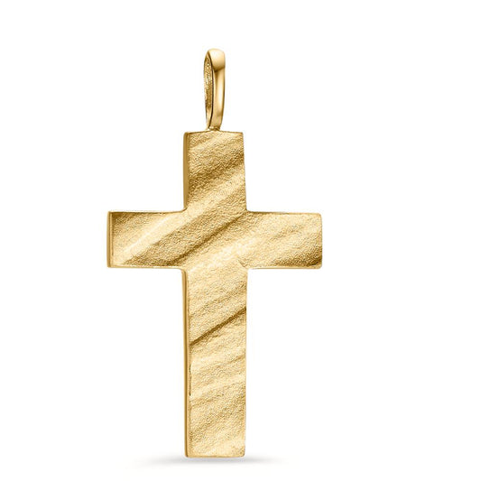 Anhänger Silber gelb vergoldet Kreuz