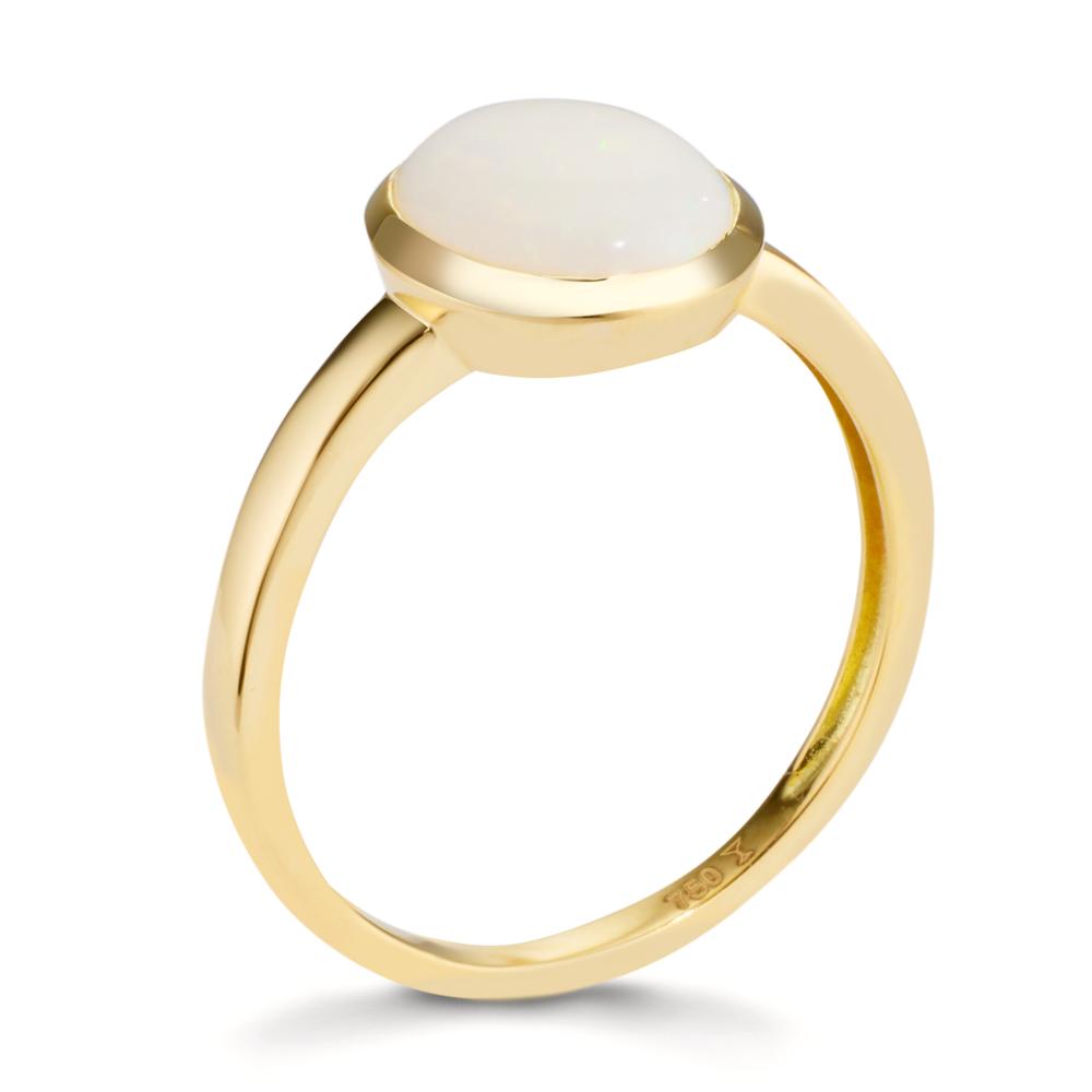 Fingerring 750/18 K Gelbgold Opal