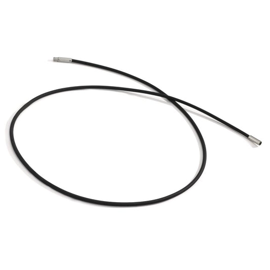 Halsband Silikon, Edelstahl 45 cm