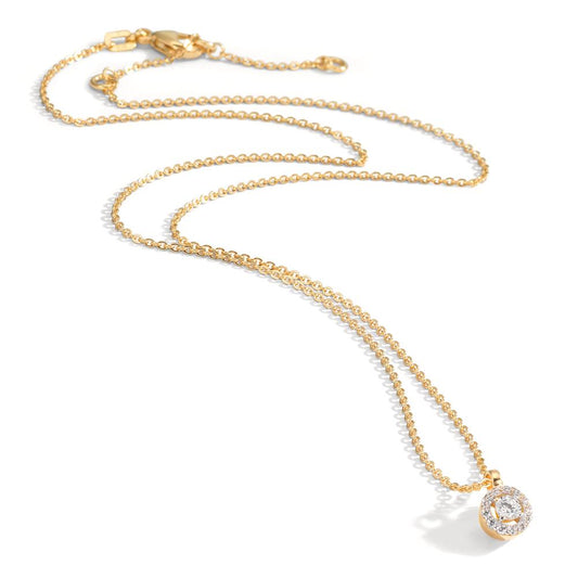Collier 375/9 K Gelbgold Zirkonia 38-42 cm verstellbar