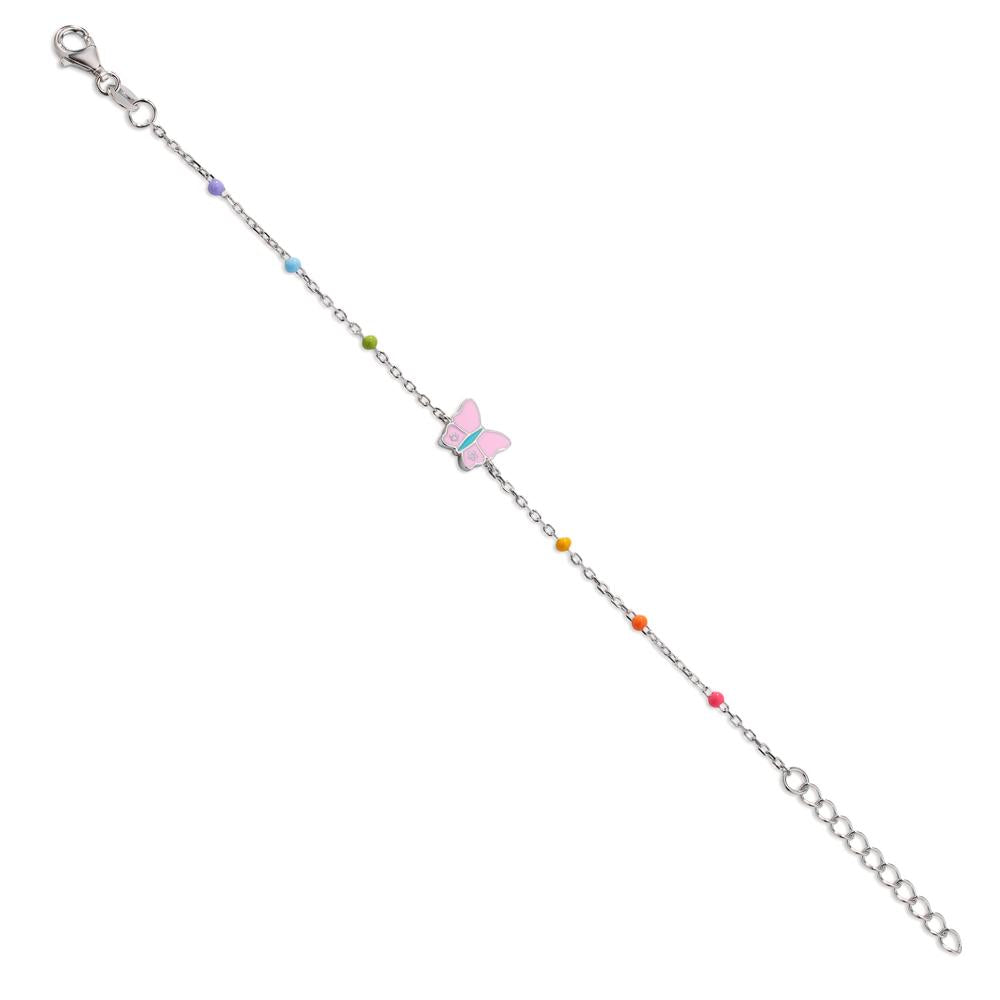 Armband Silber rhodiniert Schmetterling 16-19 cm verstellbar