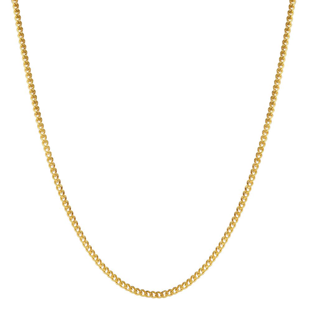 Panzer-Halskette 750/18 K Gelbgold 40 cm