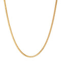 Panzer-Halskette 750/18 K Gelbgold