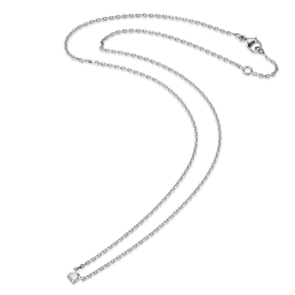 Collier Weissgold mit Diamant