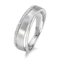 Ring 18 Kt. Weissgold mit Diamanten 0.20 ct.