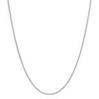Anker-Halskette 750/18 K Weissgold