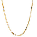 Panzer-Halskette 750/18 K Gelbgold
