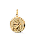 Anhänger 750/18 K Gelbgold St. Christophorus Ø16 mm