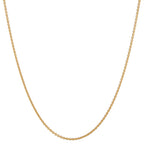 Rundanker-Halskette 750/18 K Gelbgold