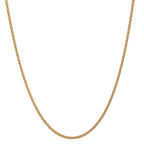 Rundanker-Halskette 750/18 K Gelbgold  45 cm Ø3.5 mm