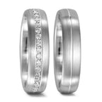 Partnerring 750/18 K Weissgold