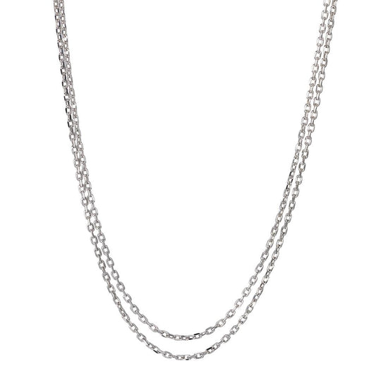 Halskette Silber rhodiniert Ø0.7 mm