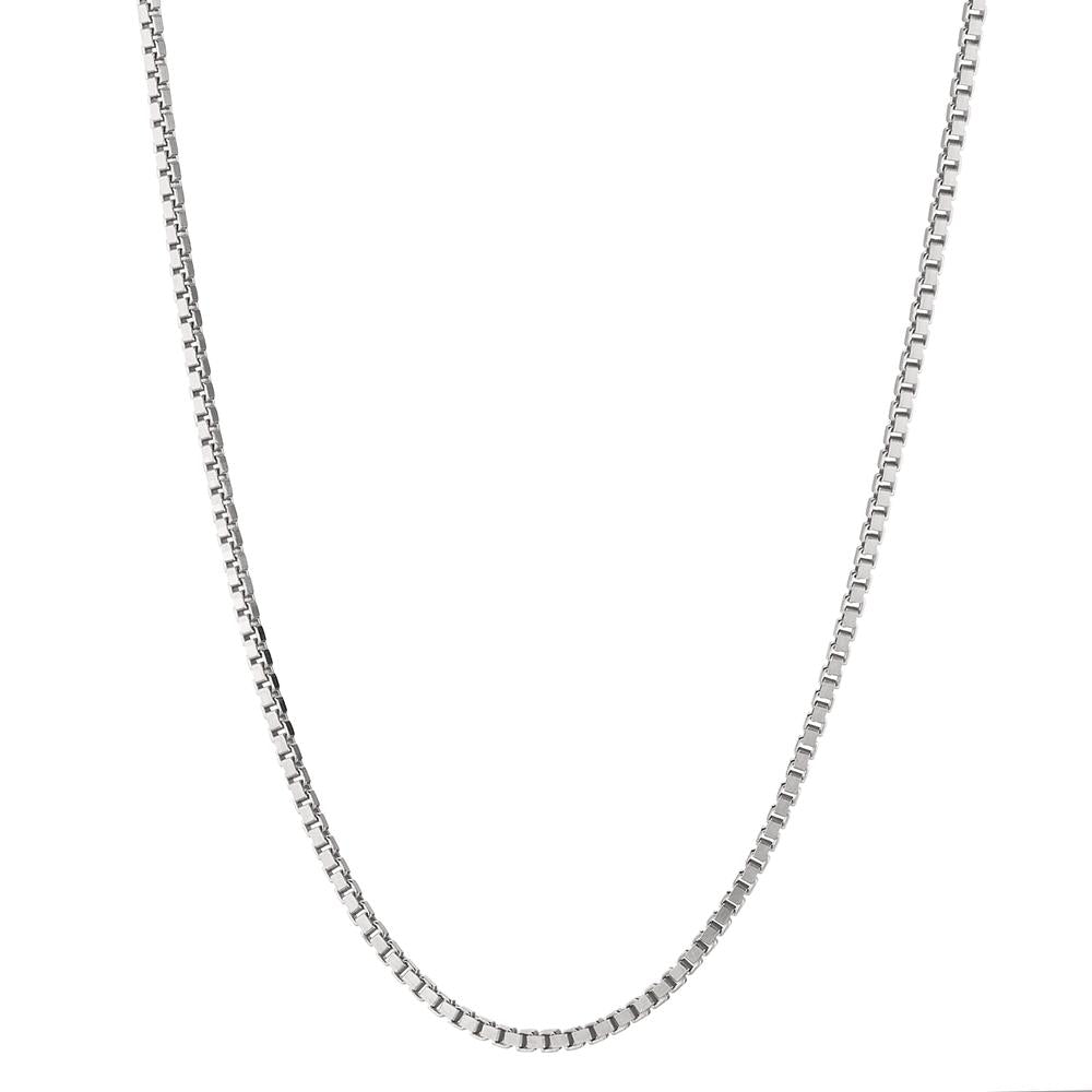 Halskette Silber rhodiniert 38 cm
