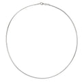 Collier Silber rhodiniert 42 cm Ø1.5 mm