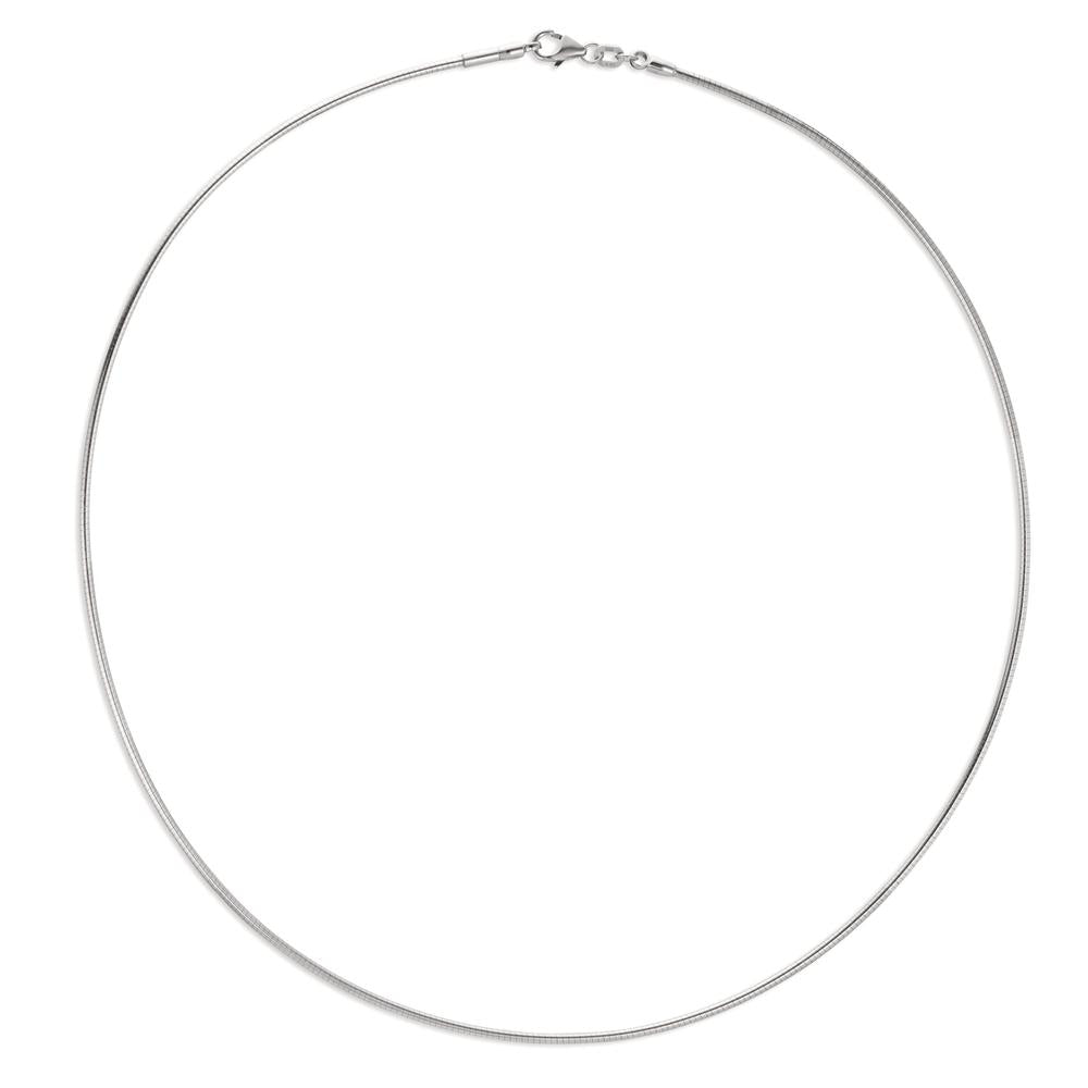 Collier Silber rhodiniert 42 cm Ø1.5 mm