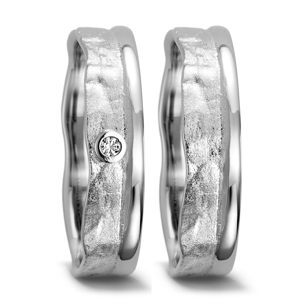 Partnerring 750/18 K Weissgold