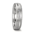 Partnerring 750/18 K Weissgold Diamant 0.025 ct, 5 Steine, tw-si