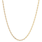 Halskette 750/18 K Gelbgold 45 cm Ø1.5 mm