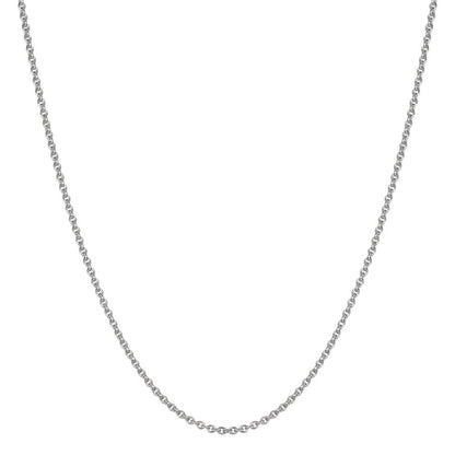 Halskette 750/18 K Weissgold