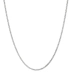 Halskette 750/18 K Weissgold