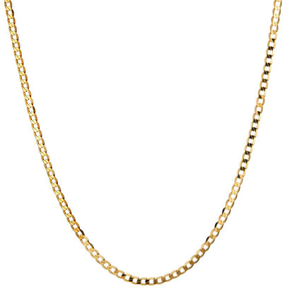 Panzer-Halskette 750/18 K Gelbgold 60 cm