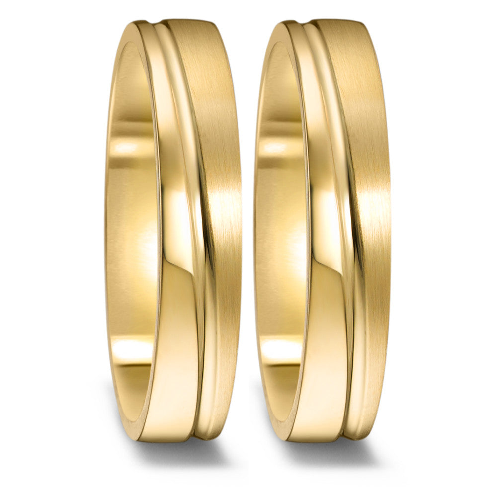 Partnerring 750/18 K Gelbgold