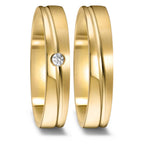 Partnerring 750/18 K Gelbgold