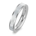 Beisteckring Edelstahl Perlmutt weiss