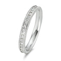 Memory Ring 750/18 K Weissgold Diamant 0.532 ct, 38 Steine, w-si