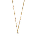 Collier 750/18 K Gelbgold Diamant 0.04 ct, w-si 40-42 cm verstellbar