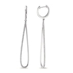 Ohrhänger 750/18 K Weissgold Diamanten 0.29 ct, w-si
