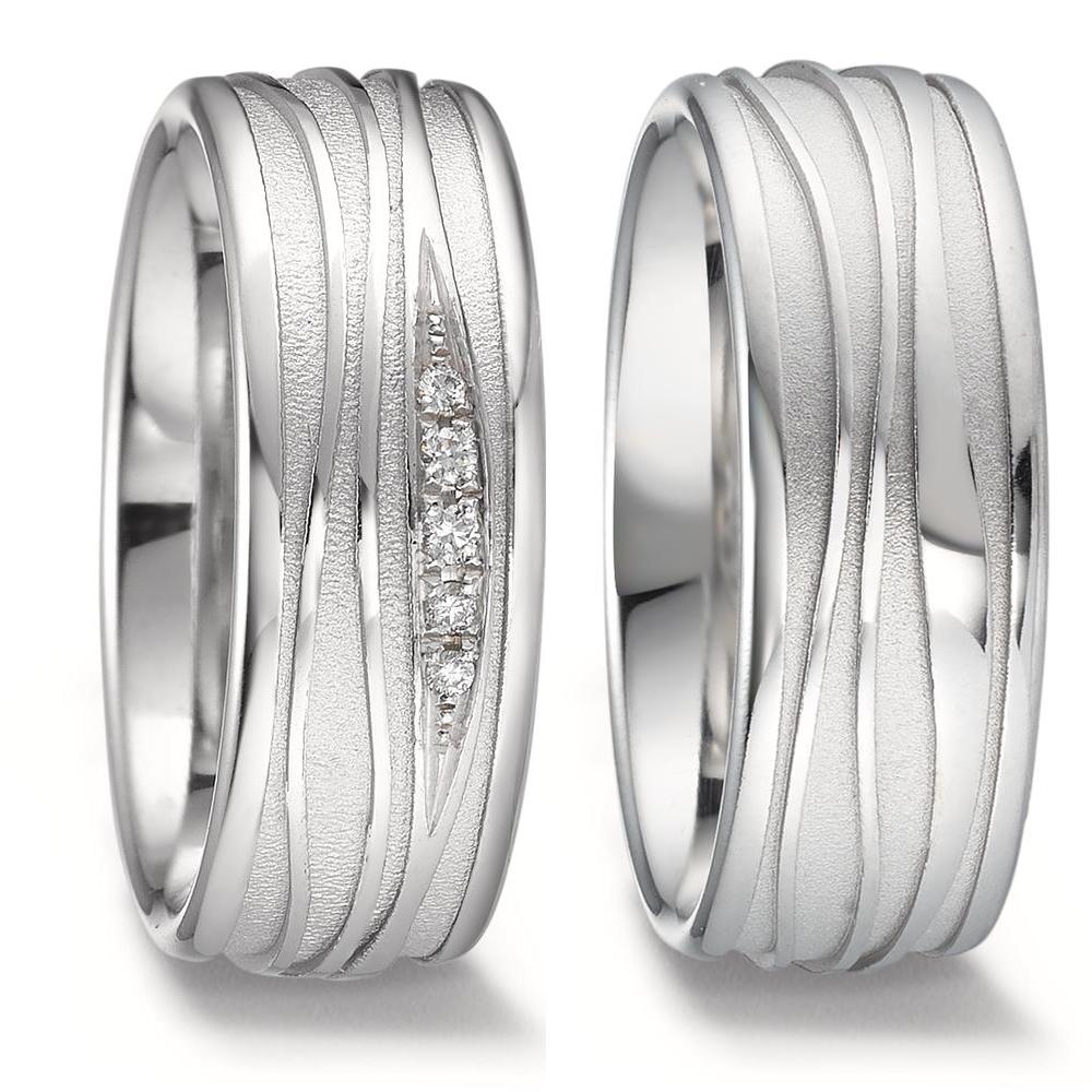 Partnerring 375/9 K Weissgold