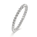 Beisteckring 750/18 K Weissgold