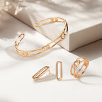 Fingerring Bronze gelb vergoldet