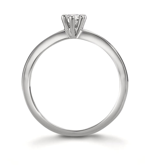 Solitär Ring 950 Platin Diamant 0.15 ct, w-si