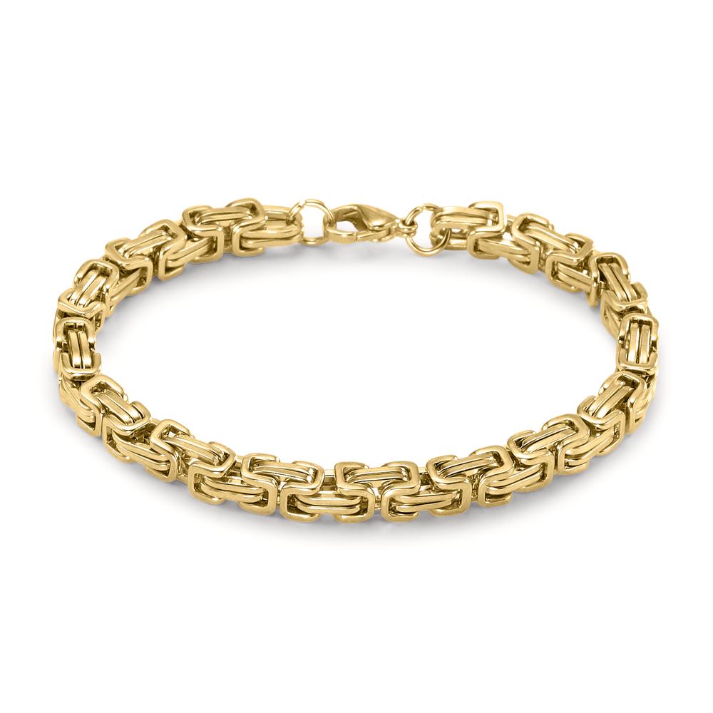 Armband Edelstahl gelb IP beschichtet 22 cm