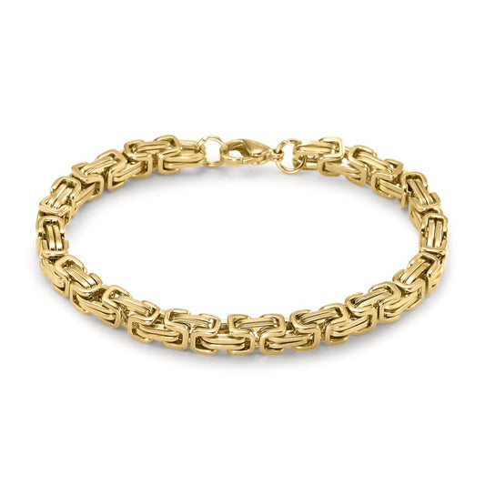 Armband Edelstahl gelb IP beschichtet 22 cm