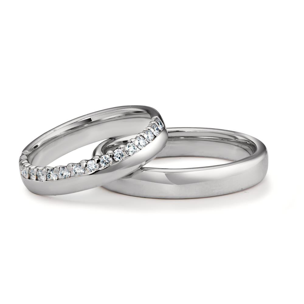 Partnerring 750/18 K Weissgold