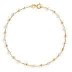 Armband 750/18 K Gelbgold emailliert