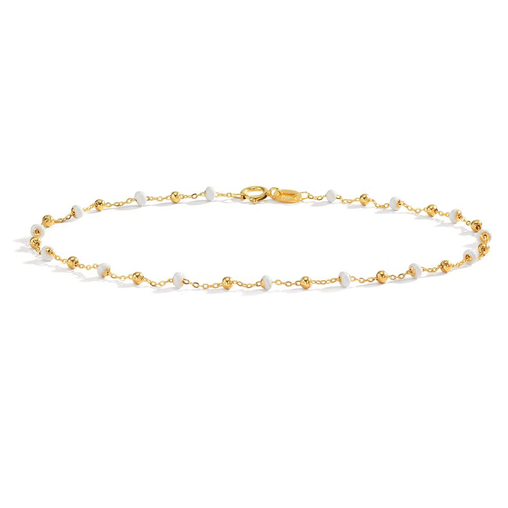 Armband 750/18 K Gelbgold emailliert