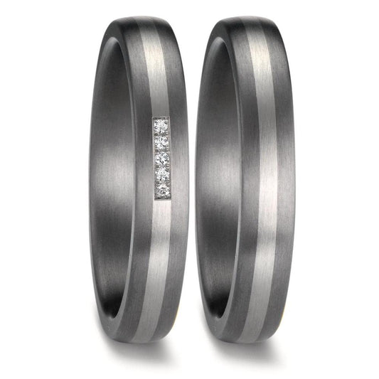 Partnerring 999 Tantal, 950 Platin