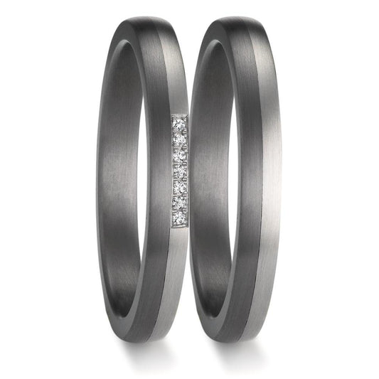 Partnerring 999 Tantal, 950 Platin