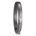 Partnerring 999 Tantal, 950 Platin Diamant 0.01 ct, 3 Steine, w-si