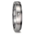 Partnerring 999 Tantal, 950 Platin Diamant 0.02 ct, w-si