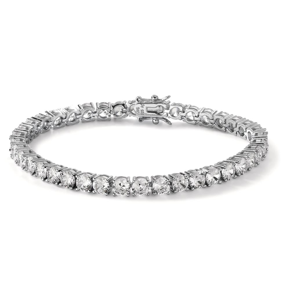 Armband Silber Zirkonia rhodiniert 20 cm