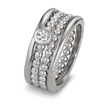 Ringset 4-teilig mit Zirkonia